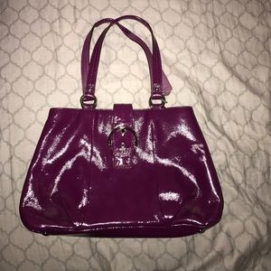 Coach Soho Patent Leather Plum Bag