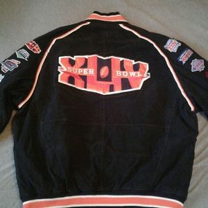 Superbowl XLIV suede jacket limited edition
