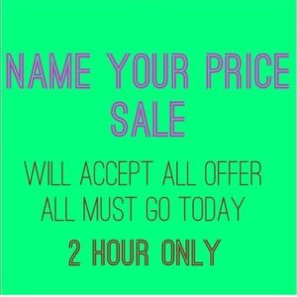 Accepting all reasonable offers 4 the next 2hrs