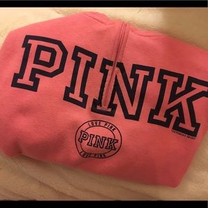 VS PINK half/quarter zip hoodie