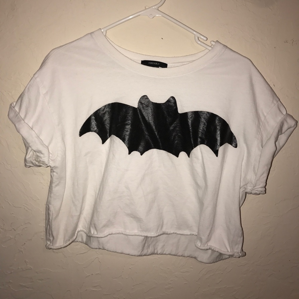 FOREVER 21 Batman Crop Top