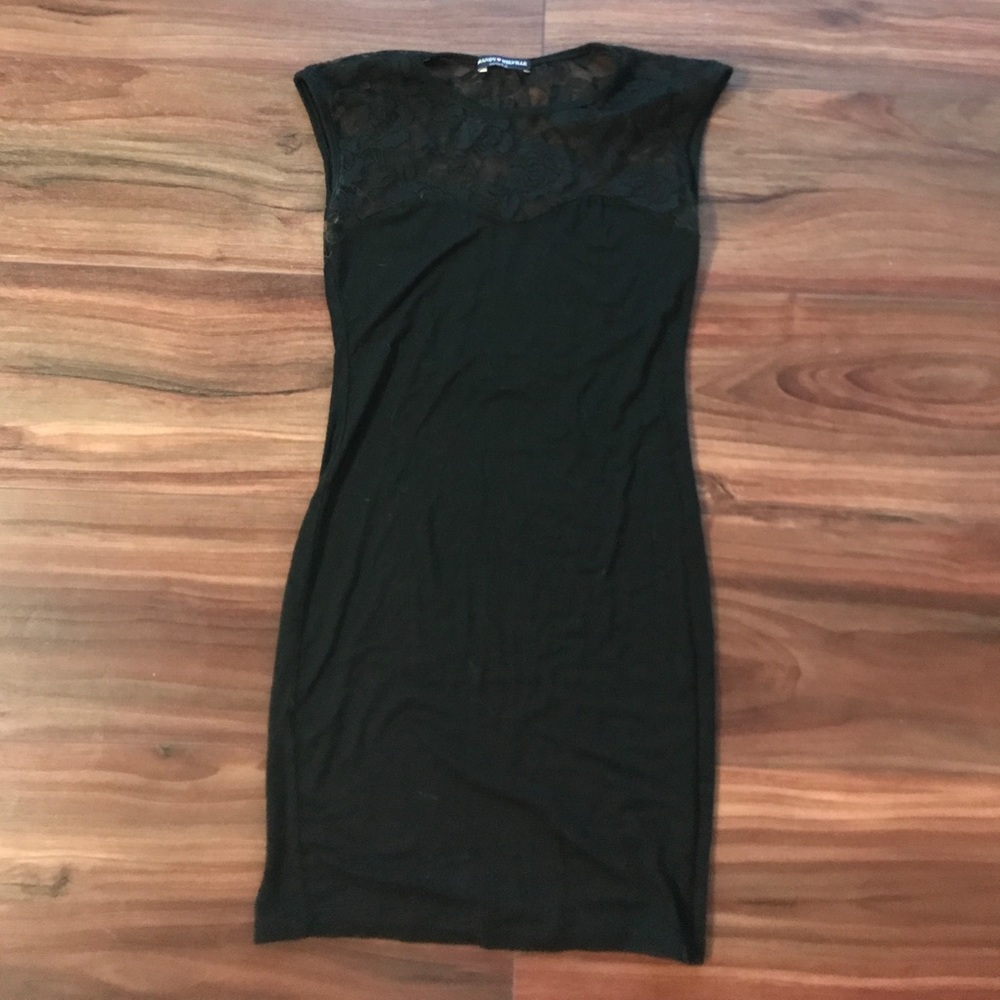 Brandy Melville black lacy dress