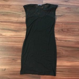 Brandy Melville black lacy dress