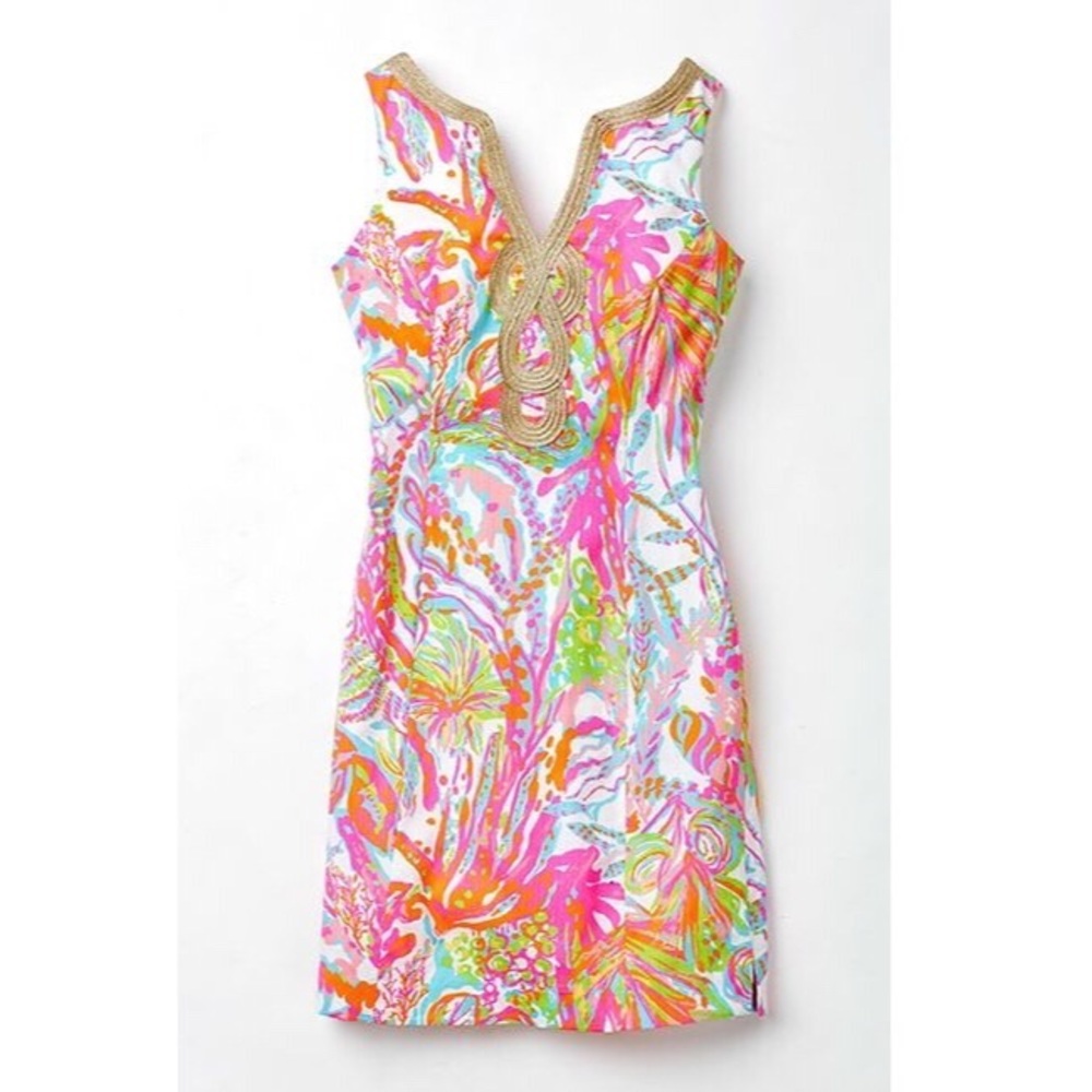 Lilly Pulitzer Janice Shift - Scuba to Cuba - sz 8