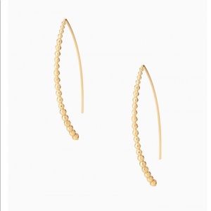 Stella and Dot Halo Earrings Gold