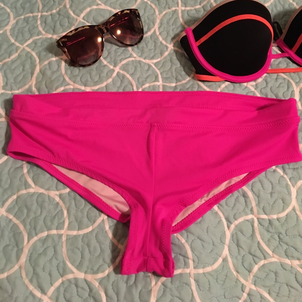 Victoria's Secret pink cheeky bikini bottoms