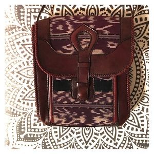 Vintage leather satchel