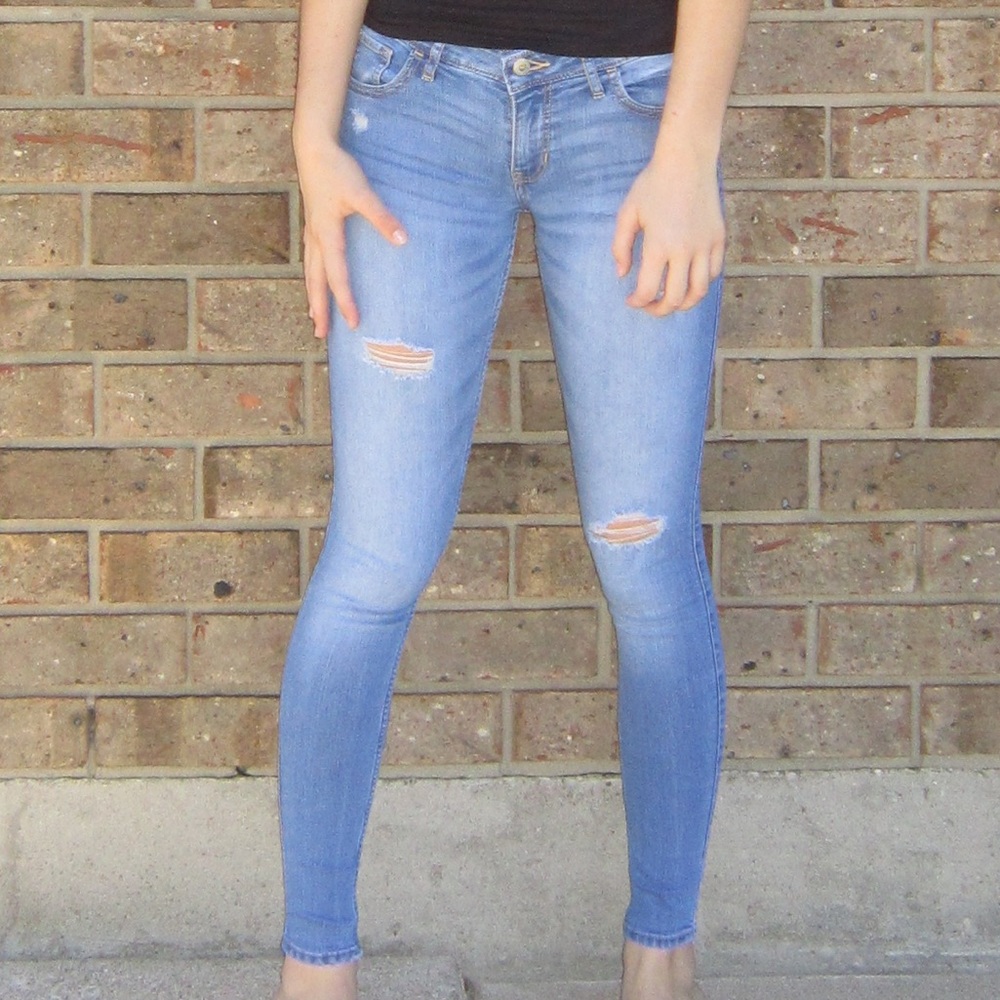 Ripped Hollister Jeans