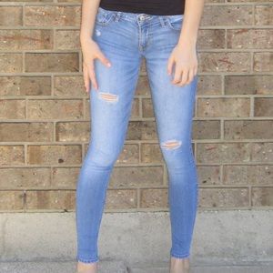 Ripped Hollister Jeans