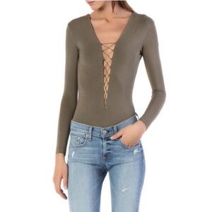 NWT Alexander Wang: Long sleeve bodysuit