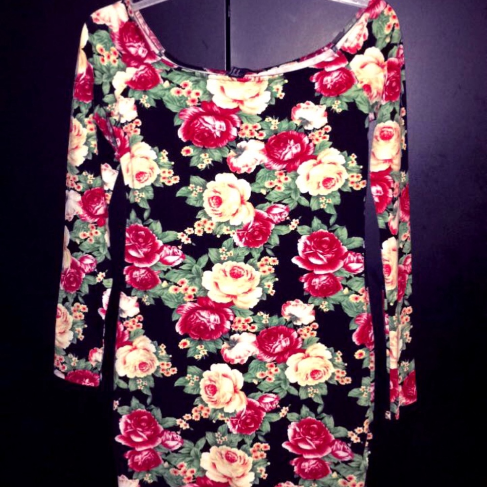 Floral Bodycon Dress