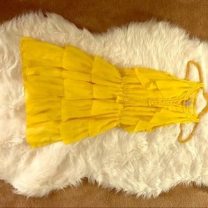Yellow summer dress