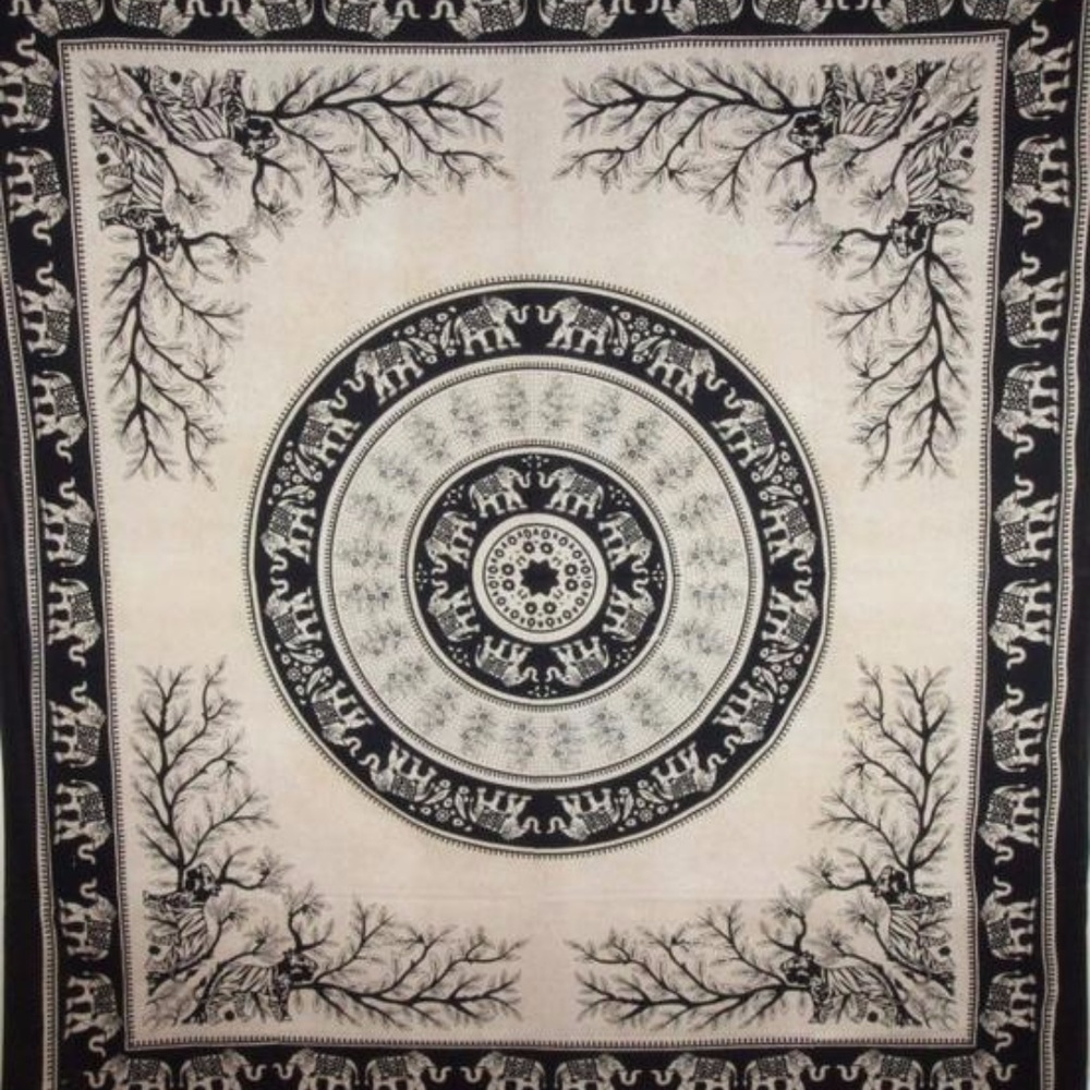 Tigers & Elephants Majestic Beasts Tapestry