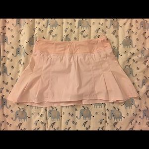 Lululemon Run In The Sun Skirt (Blush Quartz)