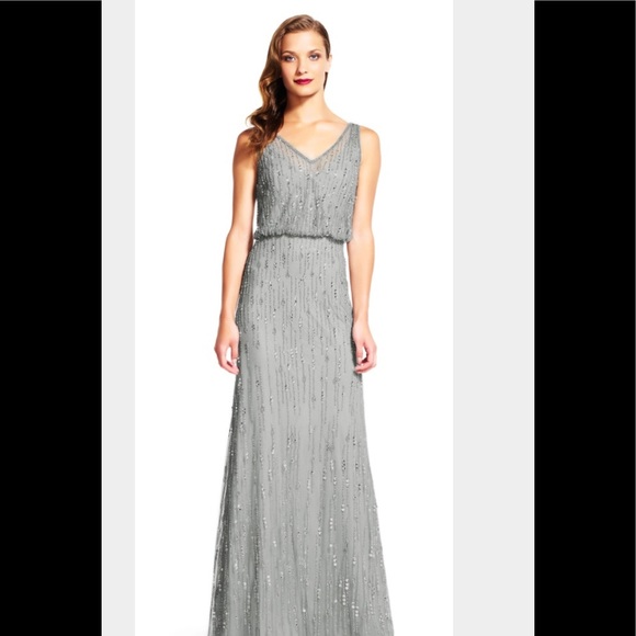 Adrianna Papell Dresses & Skirts - Adrianna Papell beaded beautiful prom dress!