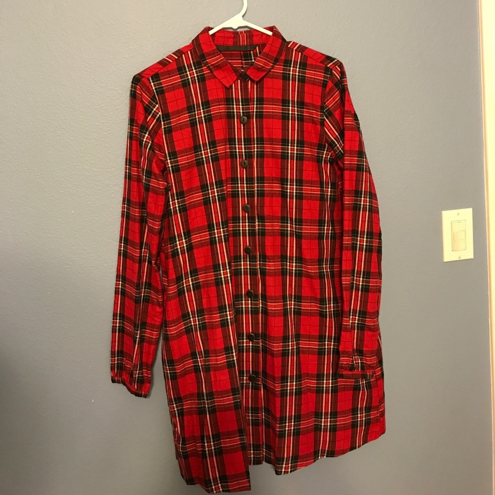 Zara Trafaluc plaid dress