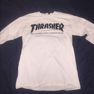 THRASHER White Long Sleeve