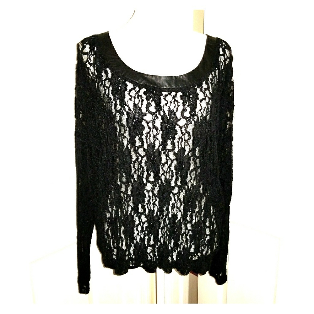 Long Sleeve Lace Top