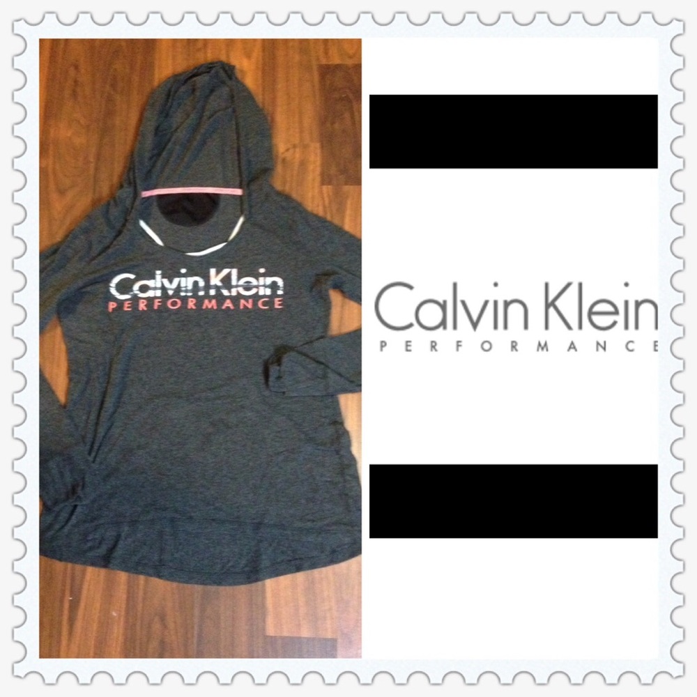 Calvin Klein performance grey workout shirt