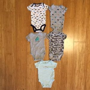 5pc Bodysuits - Carters