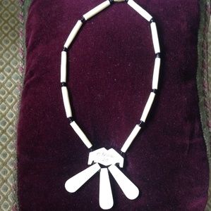 Statement White Resin Necklace NEW WITHOUT TAGS