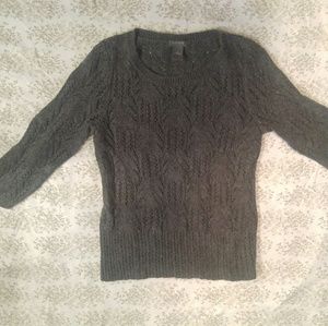 Super Soft gray Ann Taylor knit sweater