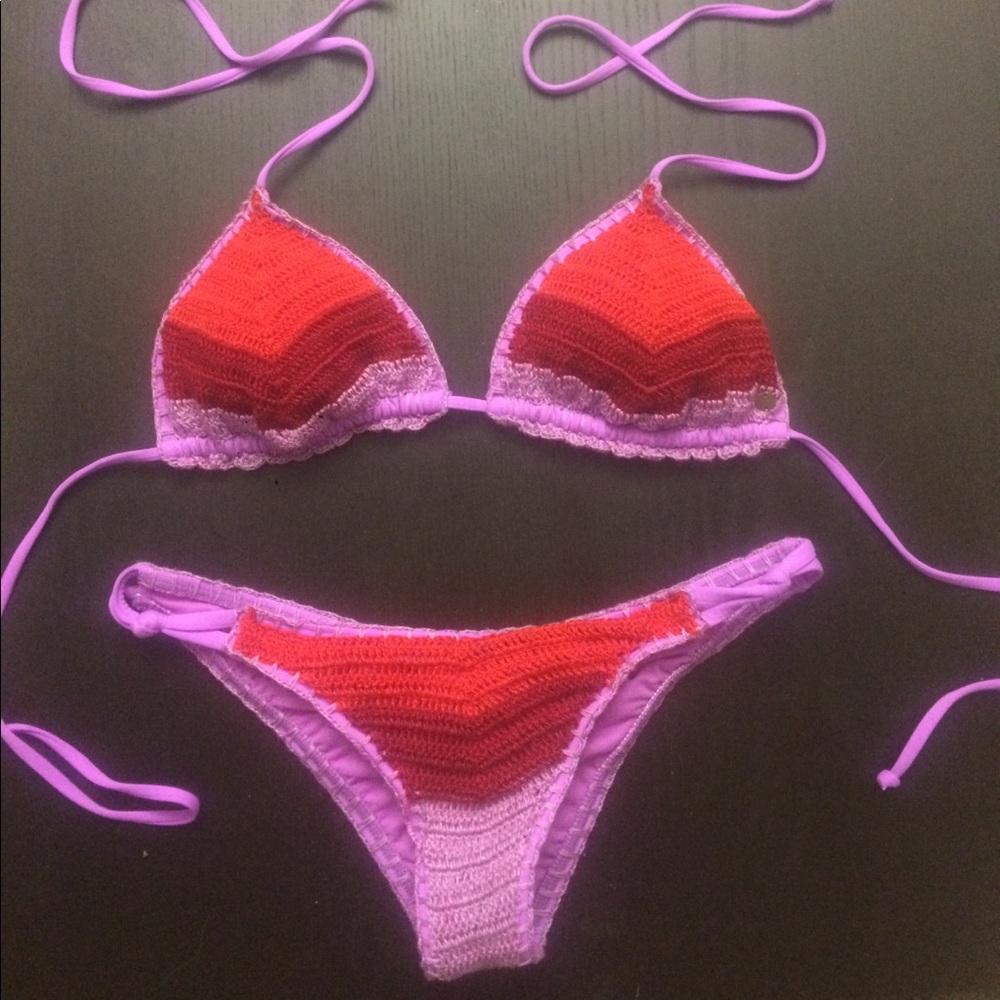 Billabong crochet bathing suit