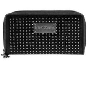 NWT Betsy Johnson Zip Around Crystal Love Wallet