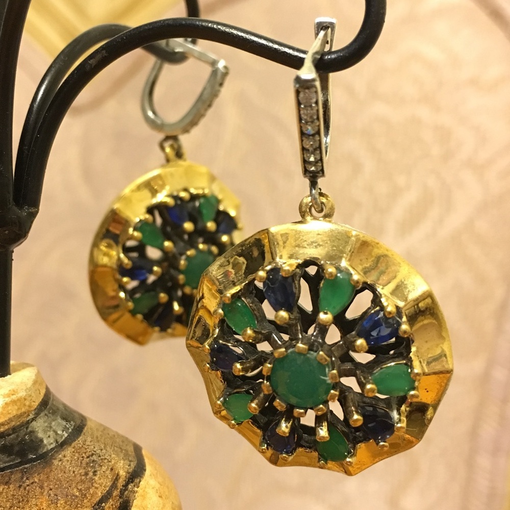 💕Vintage 925 Sterling Silver Dangling Earrings