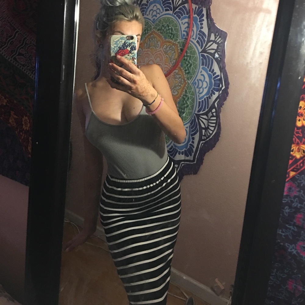 Striped skirt