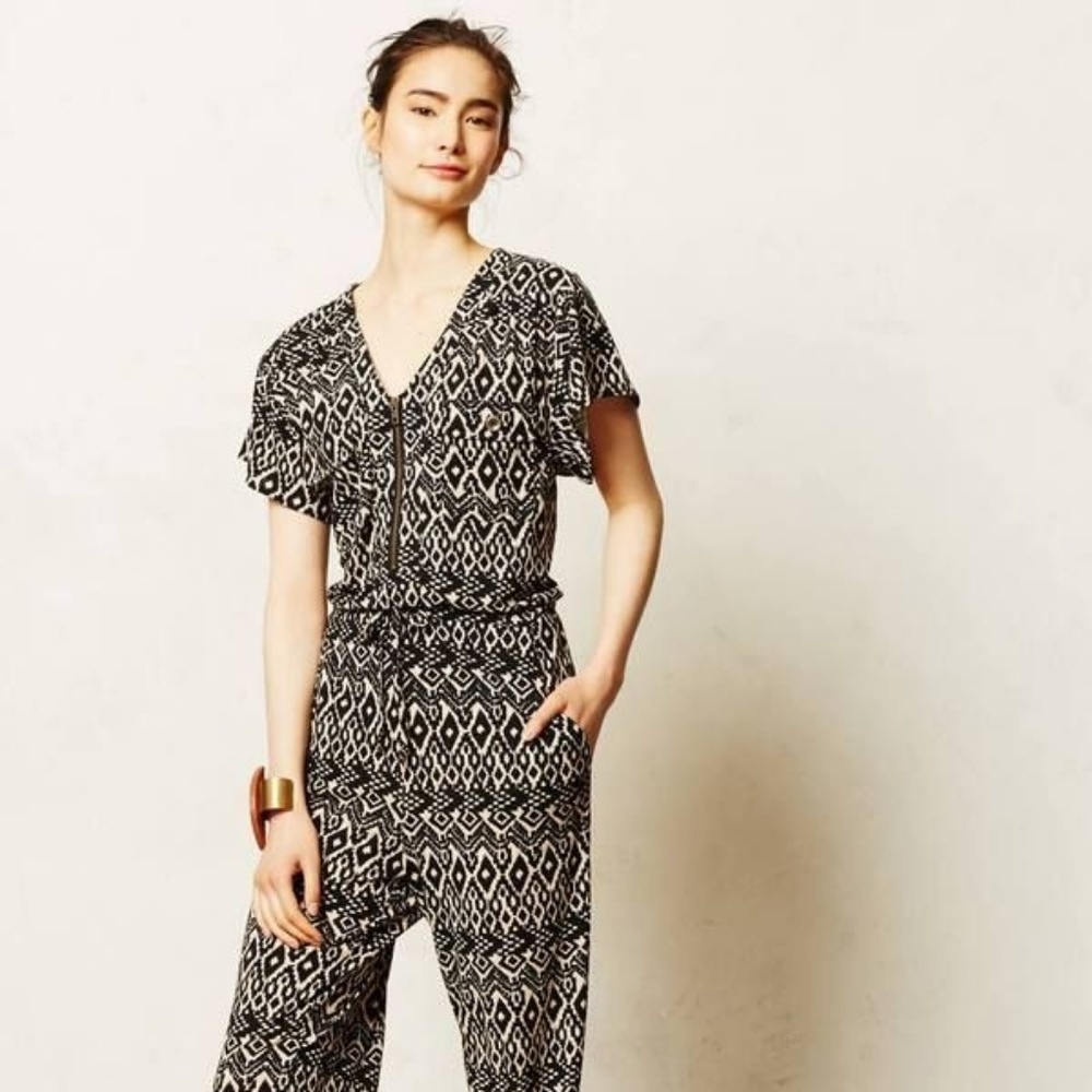 Anthropologie Franca Ikat Jumpsuit