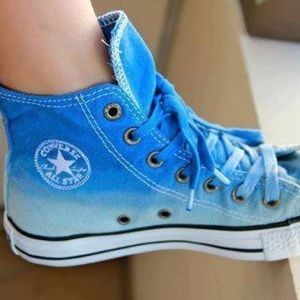 Blue Ombré Converse