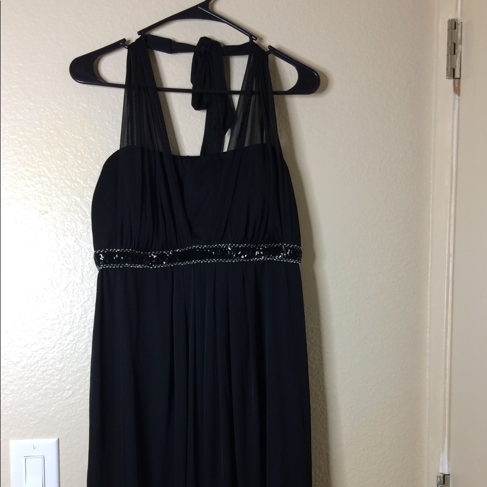 Evening black dress