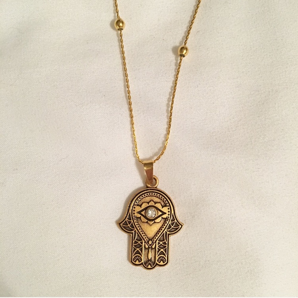 Hand of Fatima Necklace by Alex and Ani