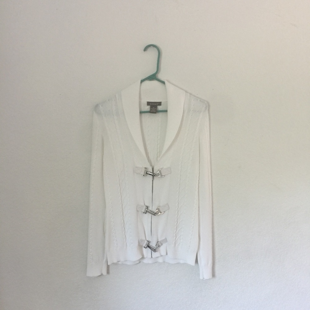 White Kenar Sweater