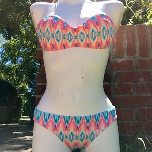 Juniors OP Neon Bandeau Bikini