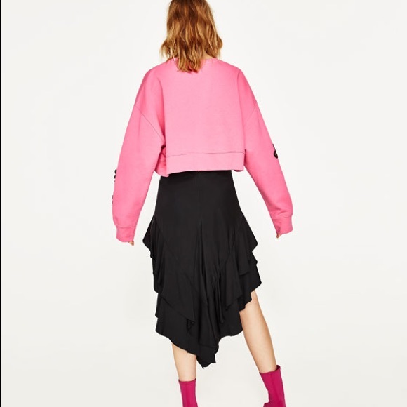 Zara sweatshirt with patches - Picture 3 of 5