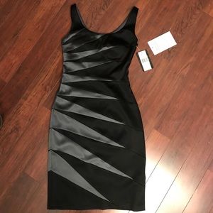 JAX Black Gunmetal Cocktail Dress Size 4