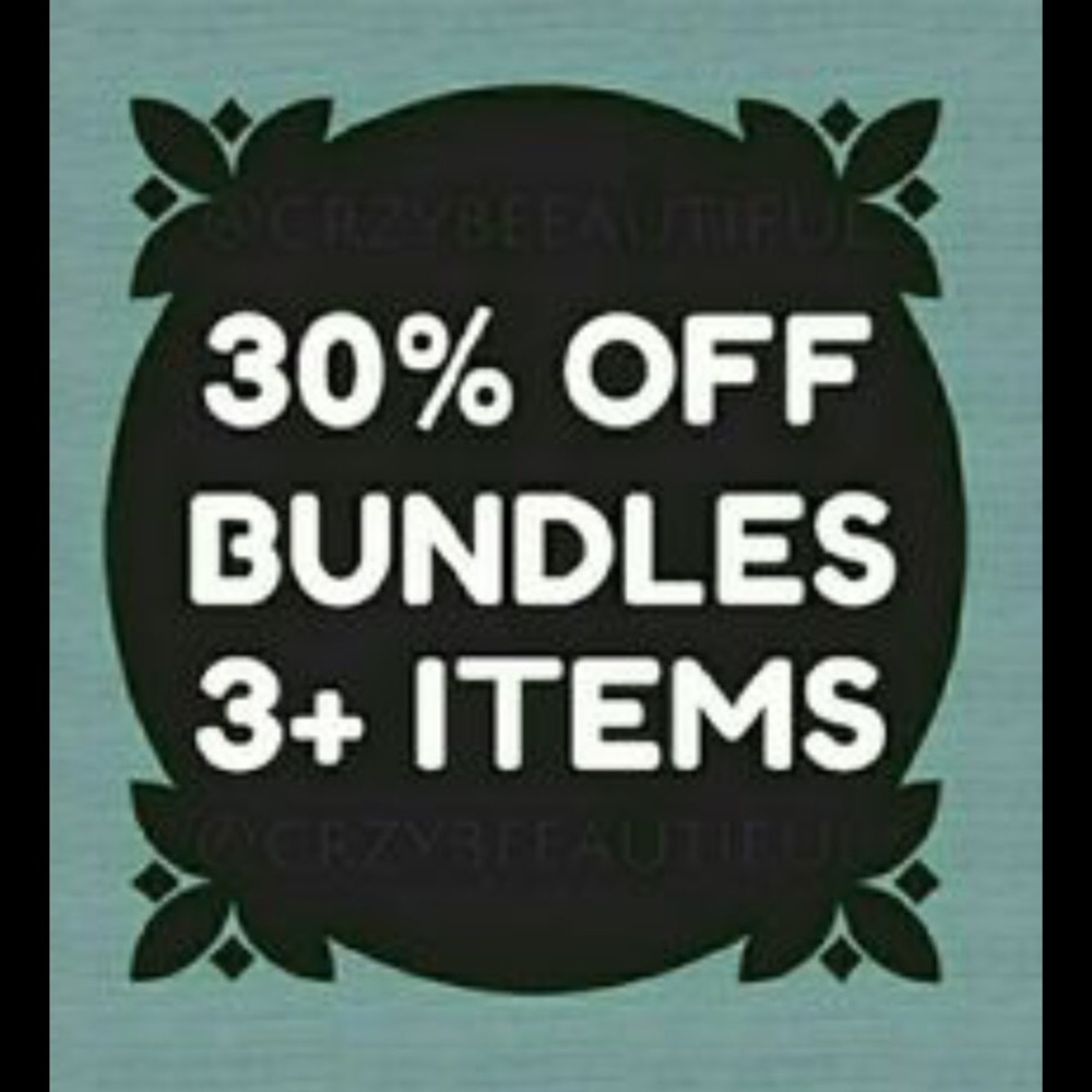 30% off bundles of 3 or more!