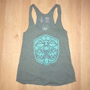 Small Greenish Gray Farmers Market Hawaii Tank Top