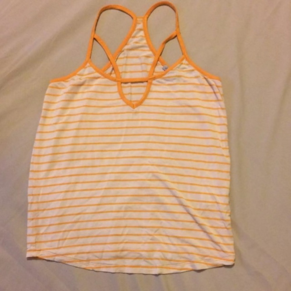 Charlotte Russe yellow cut out top