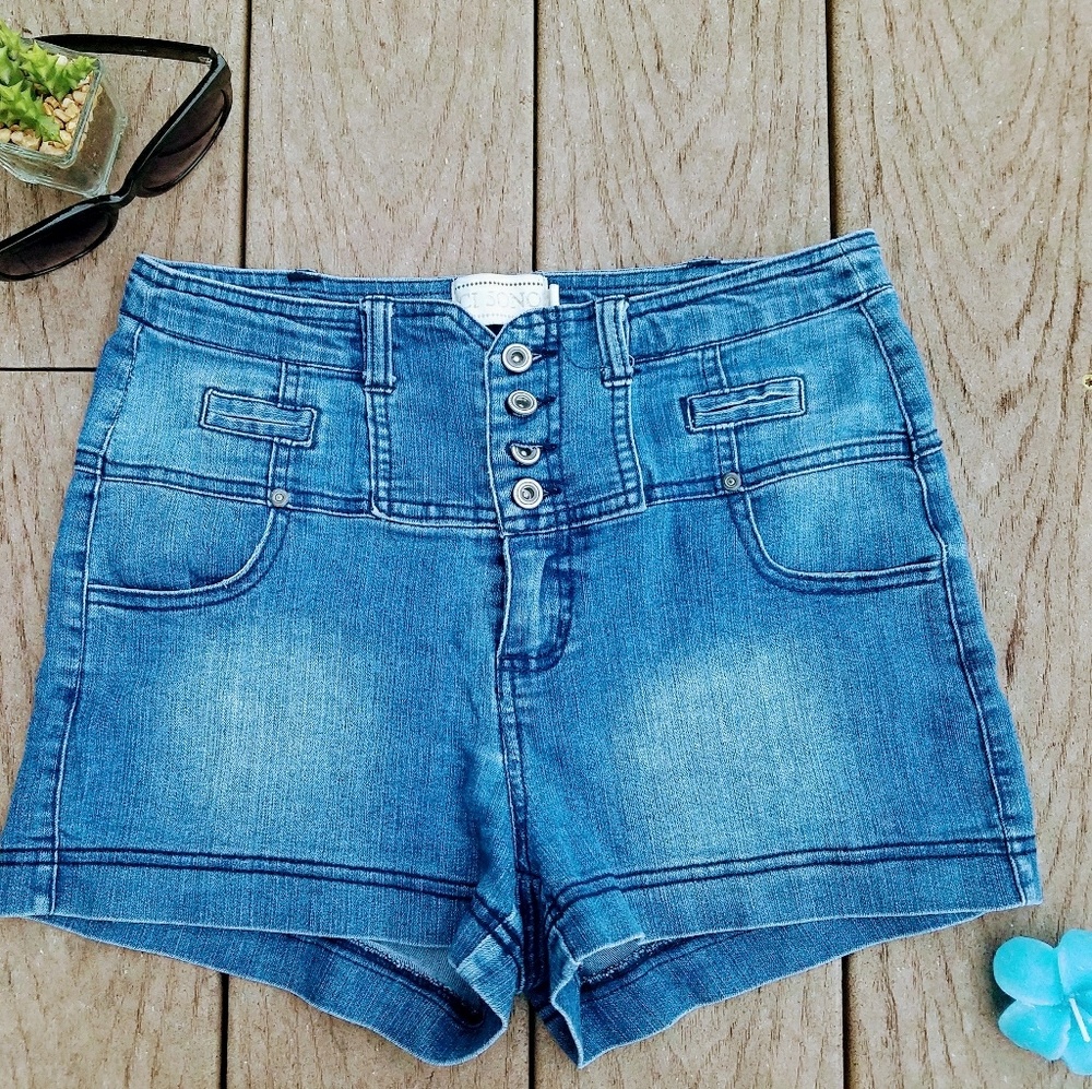 🎉High Rise Blue Jean Shorts