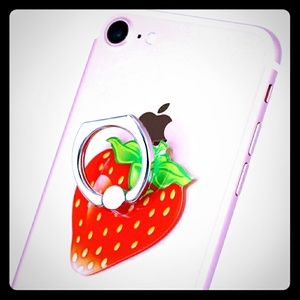 Strawberry Cell phone ring/phone stand