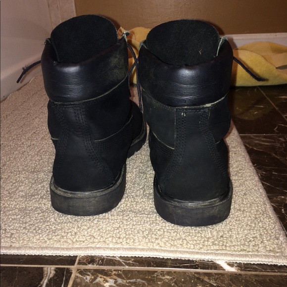 Black Timberland Boots - Picture 3 of 6