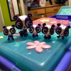 Panda family littlest pet shop