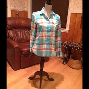 J crew Plaid pullover