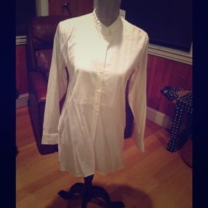 Gap long sleeve button up pull over