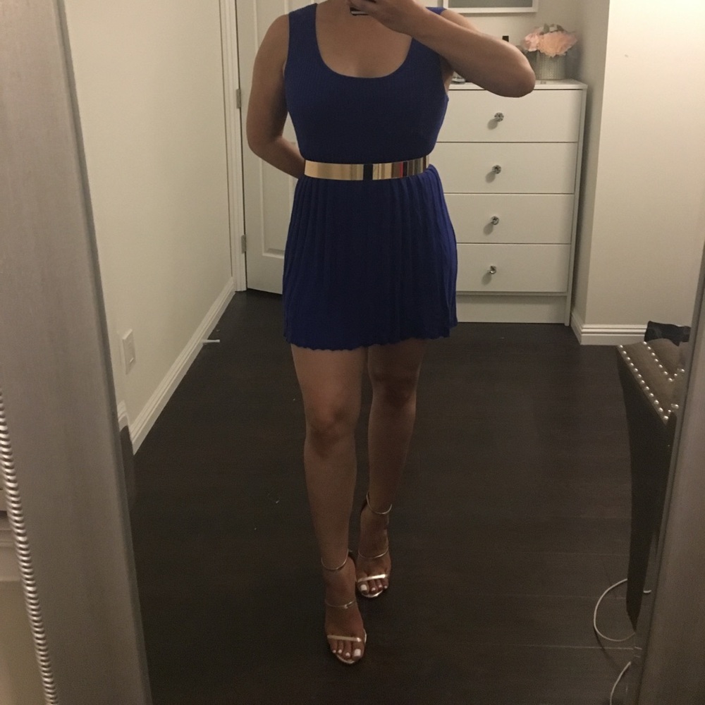 Blue dress