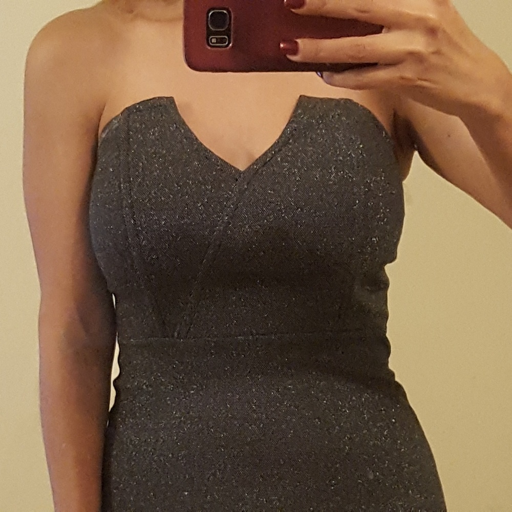 Cute gray party dress