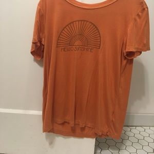 soft orange tee